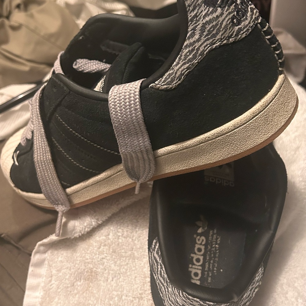 Adidas Black and White Casual Shoes